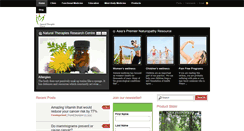 Desktop Screenshot of naturaltherapies.com
